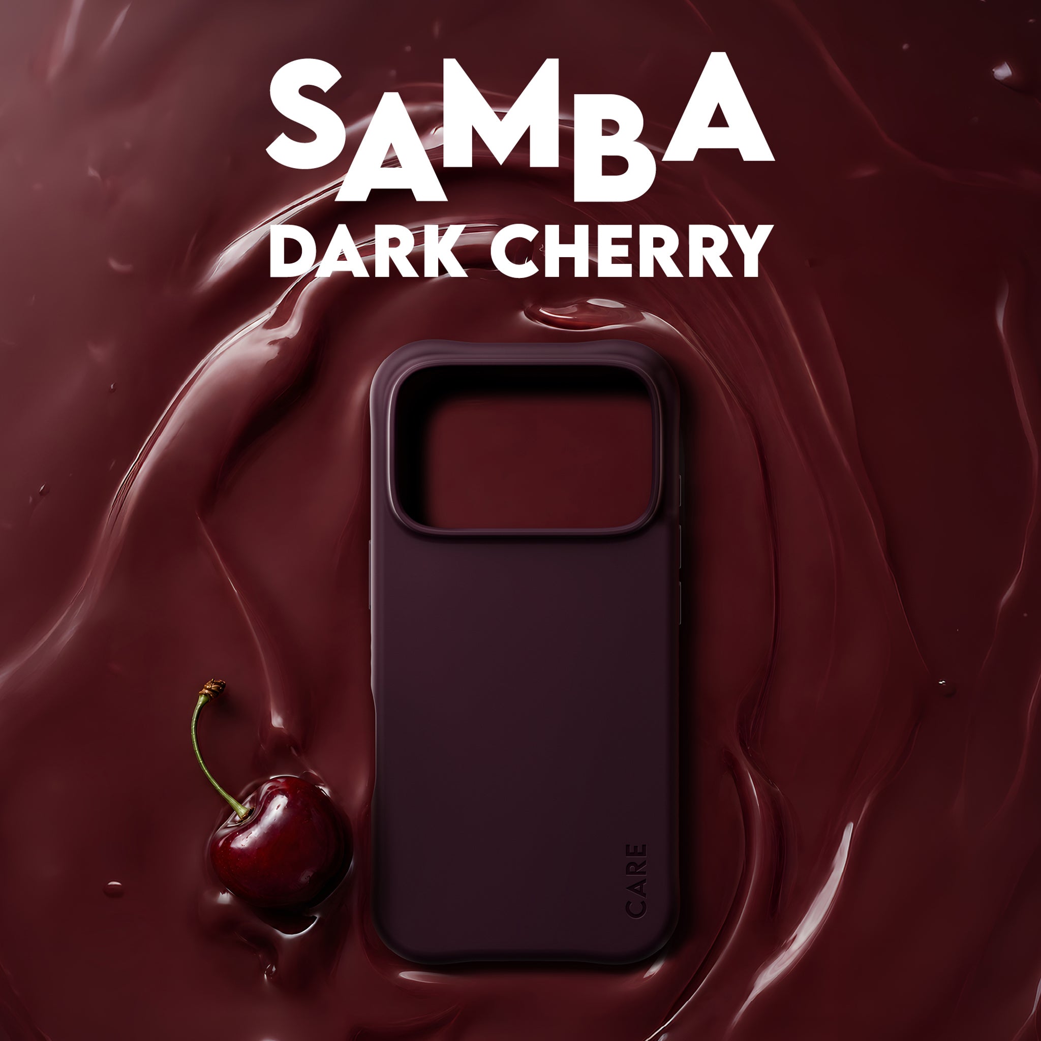 CARE™ by PanzerGlass® Samba Case Dark Cherry w. MagSafe iPhone 18 Pro | 17 Pro